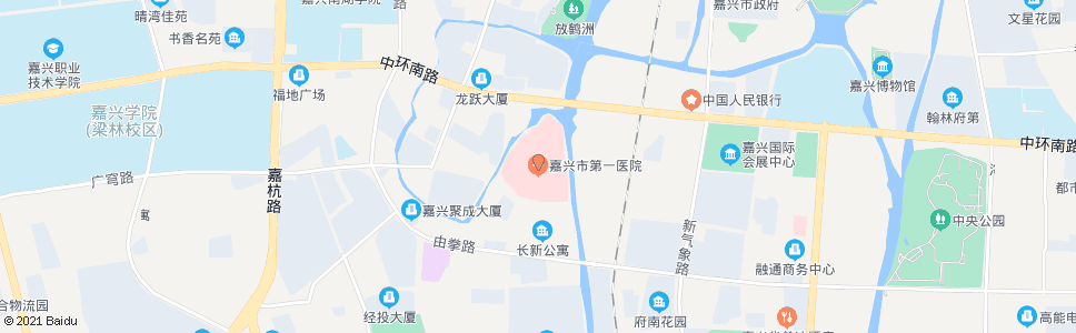 嘉兴放鹤路市一院_公交站地图_嘉兴公交_妙搜公交查询2025