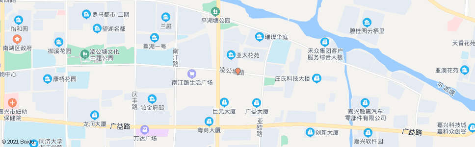 嘉兴亚美路凌公塘路_公交站地图_嘉兴公交_妙搜公交查询2024