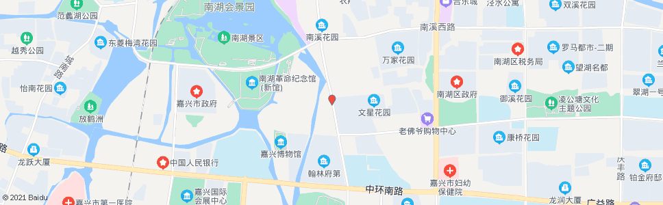 嘉兴南湖景区(会景园东)_公交站地图_嘉兴公交_妙搜公交查询2025