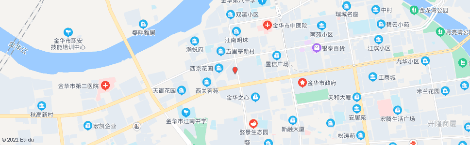 金华林雨公寓_公交站地图_金华公交_妙搜公交查询2024