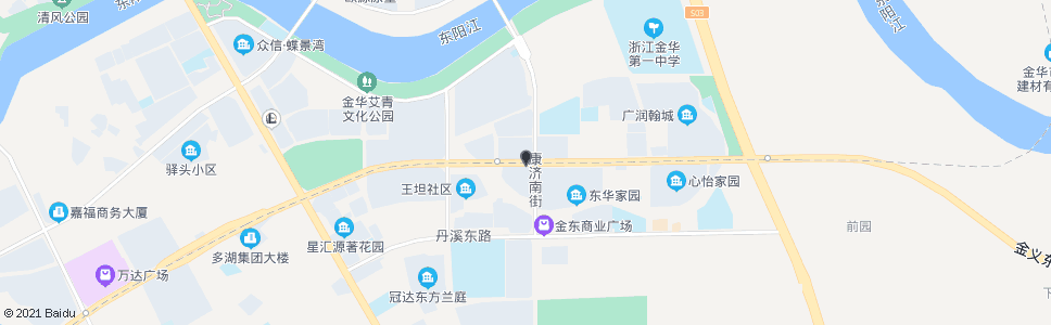 金华金东区检察院(市档案馆)_公交站地图_金华公交_妙搜公交查询2025