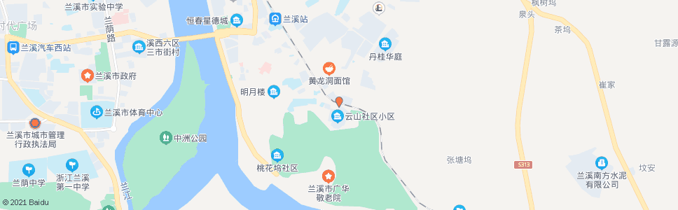 金华云山小区_公交站地图_金华公交_妙搜公交查询2024