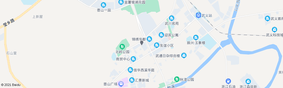 金华北岭景苑_公交站地图_金华公交_妙搜公交查询2025