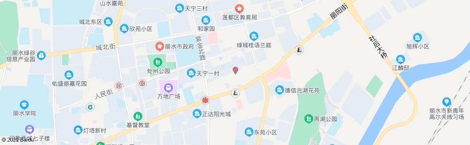 丽水大拇指食品公司_公交站地图_丽水公交_妙搜公交查询2024