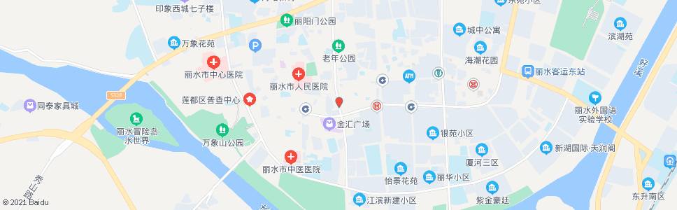 丽水解放路口_公交站地图_丽水公交_妙搜公交查询2024