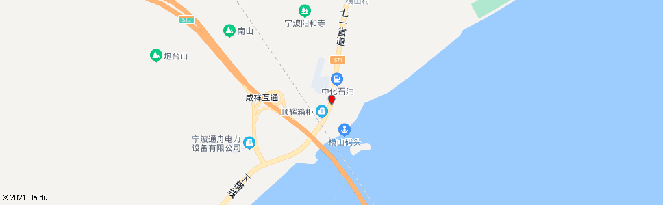 宁波横山码头(鄞州第一近海点)_公交站地图_宁波公交_妙搜公交查询2024