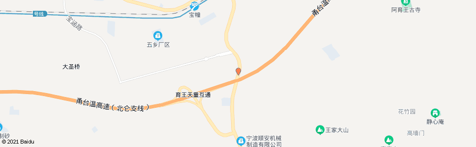 宁波沙堰村_公交站地图_宁波公交_妙搜公交查询2024