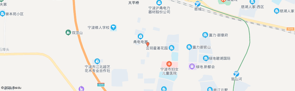 宁波新华村_公交站地图_宁波公交_妙搜公交查询2024