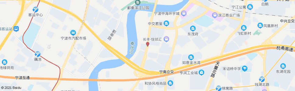 宁波广德湖北路长丰路口(金地悦江来)_公交站地图_宁波公交_妙搜公交查询2024