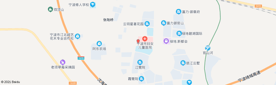 宁波市妇儿医院北院_公交站地图_宁波公交_妙搜公交查询2024