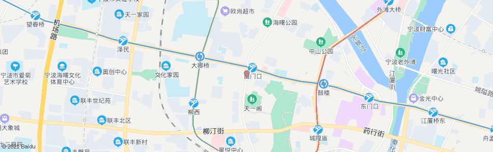 宁波长春路中山西路口(宁波国检)_公交站地图_宁波公交_妙搜公交查询2025