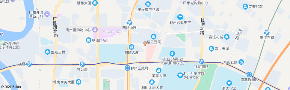 宁波鄞州新华书店_公交站地图_宁波公交_妙搜公交查询2024