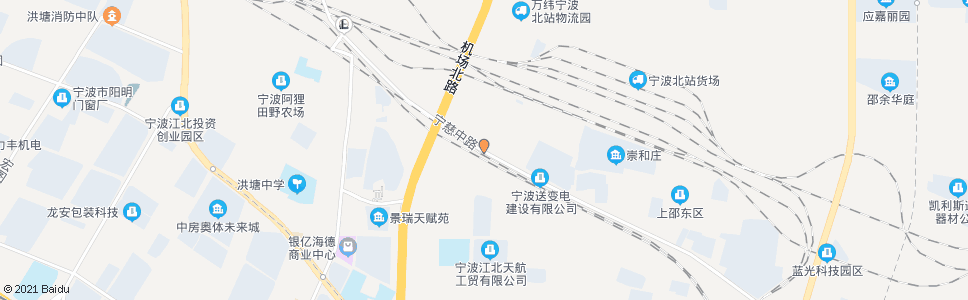 宁波洪盛路宁慈路口_公交站地图_宁波公交_妙搜公交查询2025