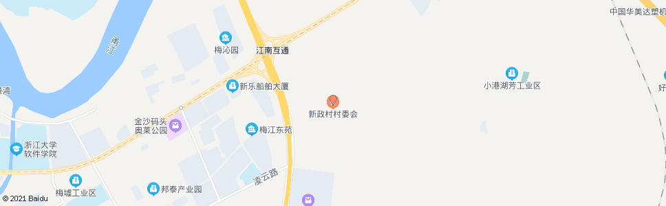 宁波新政村_公交站地图_宁波公交_妙搜公交查询2024