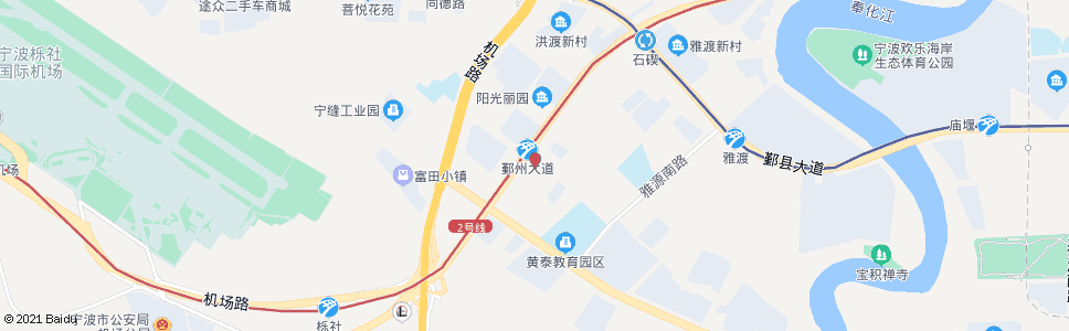 宁波雅源幼儿园(江铃汽车)_公交站地图_宁波公交_妙搜公交查询2025