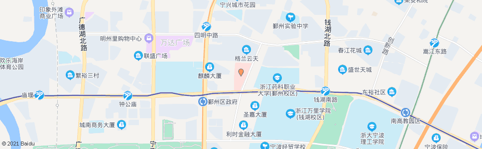 宁波市泌尿肾病医院(鄞州交警大队)_公交站地图_宁波公交_妙搜公交查询2024