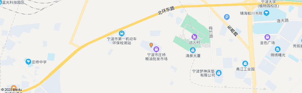 宁波粮油市场_公交站地图_宁波公交_妙搜公交查询2024