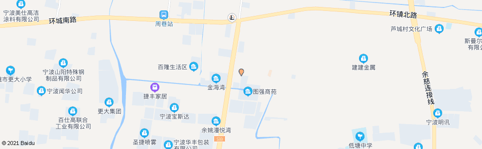 宁波新城家园_公交站地图_宁波公交_妙搜公交查询2024