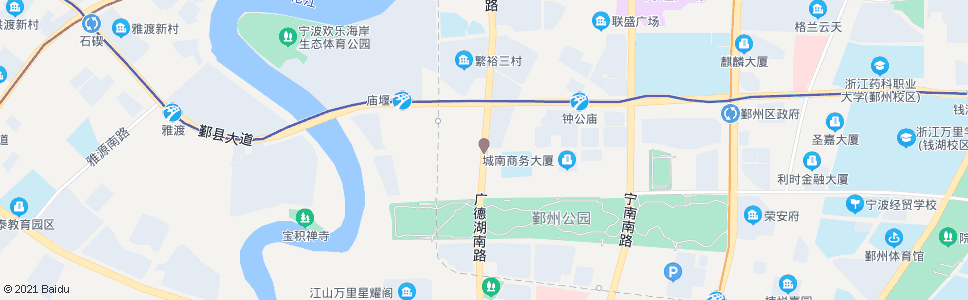 宁波广德湖南路惠风西路口_公交站地图_宁波公交_妙搜公交查询2024