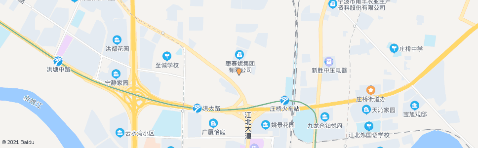 宁波康赛妮集团_公交站地图_宁波公交_妙搜公交查询2025