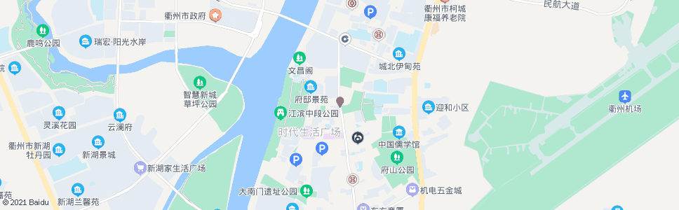 衢州县学街_公交站地图_衢州公交_妙搜公交查询2024