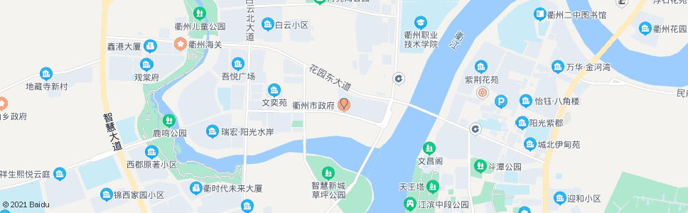 衢州市政府_公交站地图_衢州公交_妙搜公交查询2024