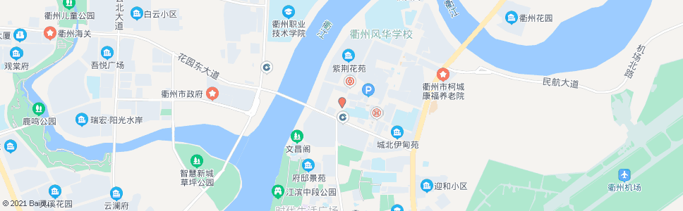 衢州柯城交巡警大队_公交站地图_衢州公交_妙搜公交查询2024