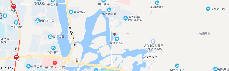 绍兴东湖镇中心小学_公交站地图_绍兴公交_妙搜公交查询2024