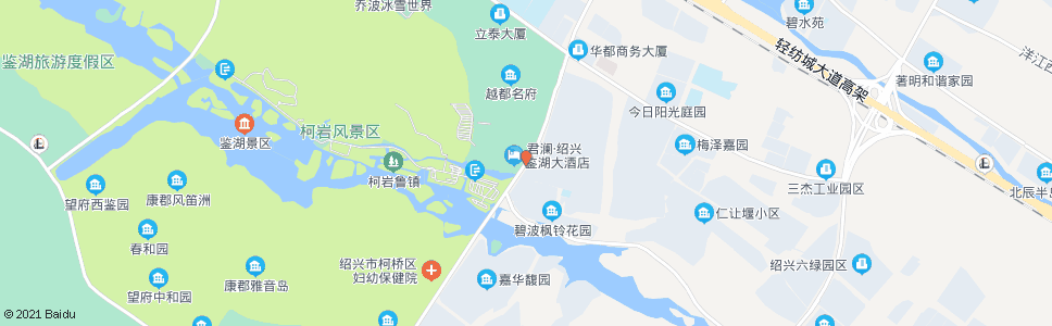 绍兴柯岩景区_公交站地图_绍兴公交_妙搜公交查询2025