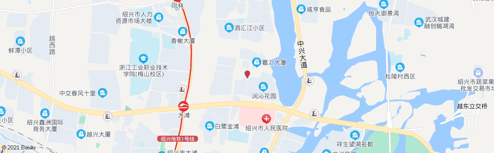 绍兴市公交集团公司(后墅)_公交站地图_绍兴公交_妙搜公交查询2024