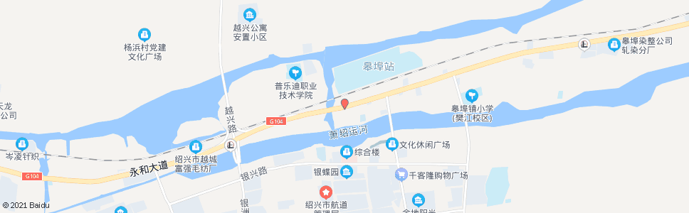 绍兴皋埠市场_公交站地图_绍兴公交_妙搜公交查询2024