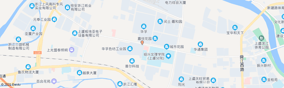 绍兴华孚工业园区(第三医院)_公交站地图_绍兴公交_妙搜公交查询2024