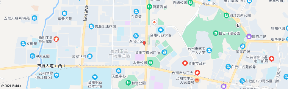 台州公管大楼_公交站地图_台州公交_妙搜公交查询2024