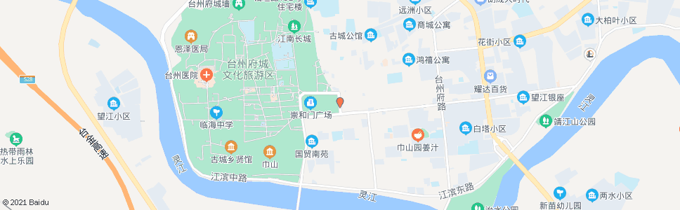 台州崇和门_公交站地图_台州公交_妙搜公交查询2024