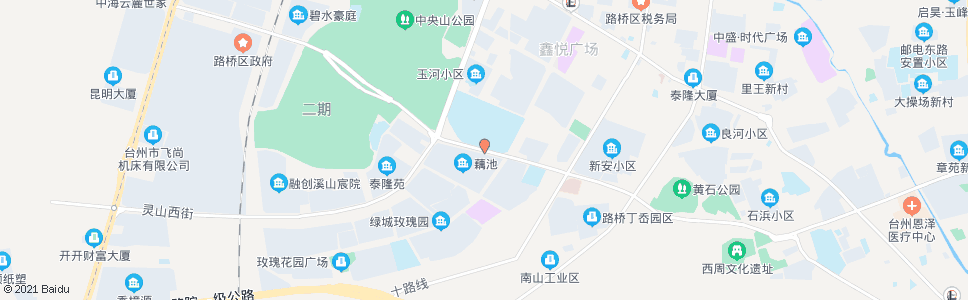 台州路桥中学南_公交站地图_台州公交_妙搜公交查询2025