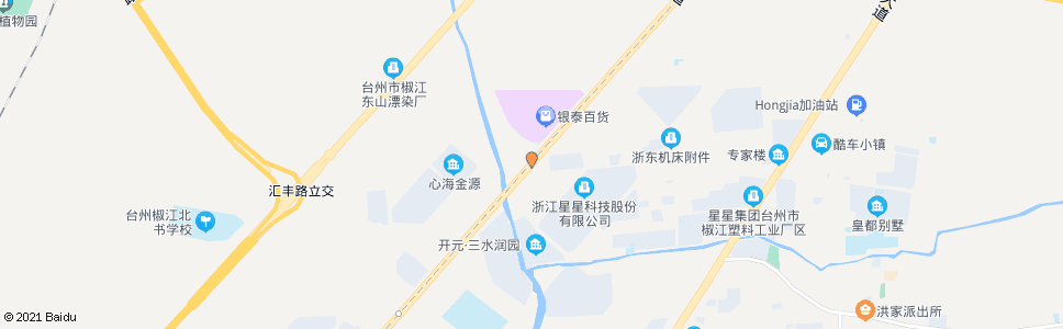 台州中心大道洪龙路口_公交站地图_台州公交_妙搜公交查询2024