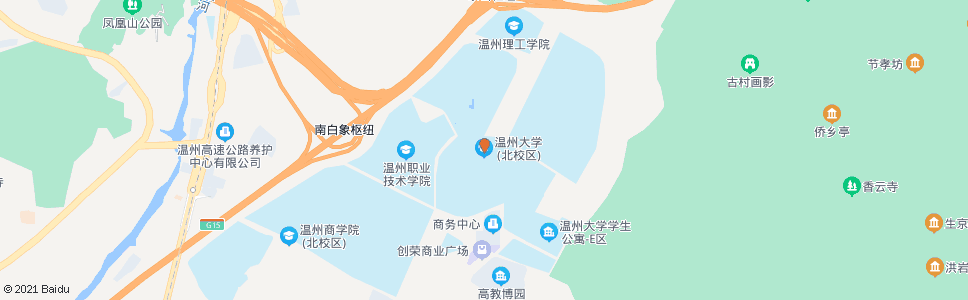 温州温州大学北校区_公交站地图_温州公交_妙搜公交查询2024