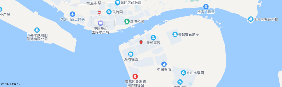 舟山景海铭园北门_公交站地图_舟山公交_妙搜公交查询2025