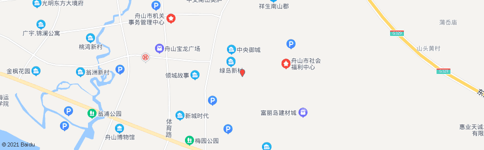 舟山新村1_公交站地图_舟山公交_妙搜公交查询2024